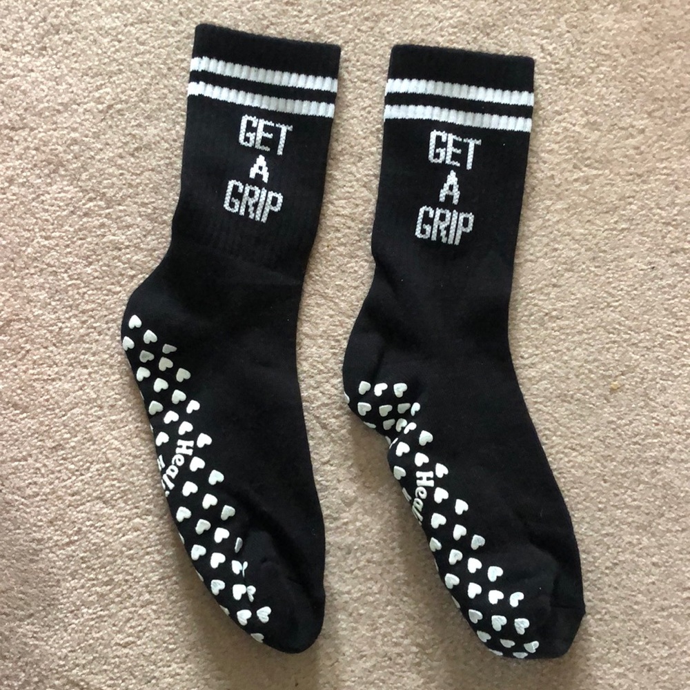 Healing Heels get a grip pilates lagree grip socks